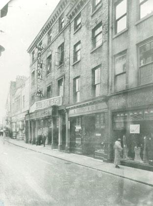 Taken in the mid-1930s, this image shows the the Old Picture House cinema on the site of what was Woolworths and now Boots in Coney Street.