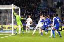Leeds United defeated league leaders Leicester City 1-0.