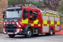 North Yorkshire Fire and Rescue Service said a crew from Scarborough attended the fire near Northway