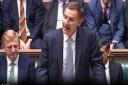 Chancellor Jeremy Hunt delivers his budget in the House of Commons on Wednesday March 6, 2024