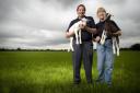 Goat farmers Angus and Kathleen Wielkopolski , who own the business