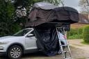 The roof tent that was stolen