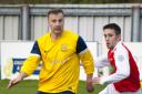 INJURED: Brent Leister, pictured playing for Tadcaster Albion, is missing for Nigel Emery's first game in charge of Selby Town Picture: Ian Parker