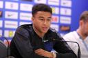 England's Jesse Lingard during a press conference at Repino Cronwell Park ahead of their second round match with Colombia on Tuesday