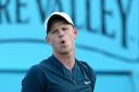 Kyle Edmund, in action at Queen's Club a fortnight ago, has a prospective third-round meeting with Novak Djokovic at Wimbledon Picture: Steven Paston/PA Wire