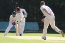 Clifton Alliance bowler Dave Friend bowls to Sherriff Hutton Bridge batsman Adam Fisher. Picture: Richard Doughty Photography