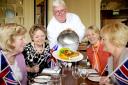 Members of the Selby committee of Yorkshire Cancer Research check out the menu for their royal wedding lunch at the Royal York Hotel. With executive head chef Steve Carruthers are Doreen Holmes, left, Kay Enion, Silvia Mileham and Ann Wood