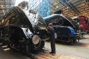 The newly cosmetically restored Dwight D Eisenhower in the Great Hall at the NRM