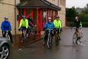 Setting off from head office