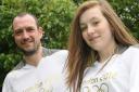 Richard Mann and Jess Hoggarth-Hall who are to carry the Olympic torch in our region
