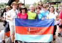 “Team Hatton” at Machame gate at the start of the trek, and though  altitude  sickness had a severe effect on its members nothing could  prevent the family and friends of Matthew Hatton, inset, from  climbing to the summit of Mount Kilimanjaro