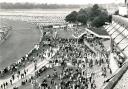 The crowds flocked to the Tote-Ebor Handicap at Knavesmire 1977