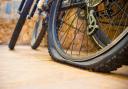 Check your bike before getting out on it again - make sure tyres are pumped up and gears and brakes are working