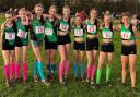 City of York Athletic Club’s under 15s girl's team following their race in Oulton