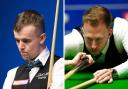 York snooker ace Ashley Hugill (left) and former world champion Judd Trump (right) could meet at next month's BetVictor Euroepan Masters. Pictures: Tim Goode and Zac Goodwin/PA Wire