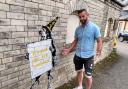 Lighthorseman landlord Dan Murphy is amazed at the 'Banksy'-style artwork that has appeared on the wall of his York pub