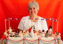 Sylvia Ross, of Imaginative Icing in Lendal, York, and their royal wedding cake