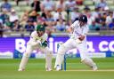 England's Joe Root bats during day four of the first Ashes test match at Edgbaston. Picture: Nick Potts/PA Wire
