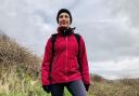 Blue Wilson on the trail in her round-Britain trek