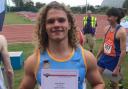 Isaac Henson won a top ten place in the prestigious U-20 men’s national decathlon championships