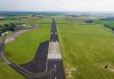 Leeds East Airport at Church Fenton, which reopened today