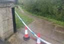 RIVERSIDE walk between Norton and Malton is cordoned off this morning following an incident overnight (