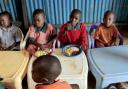 Lunchtime at Kenwa childrens home,