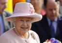 The Queen Elizabeth arrives at the Royal Eye Hospital, Manchester, for a visit last month