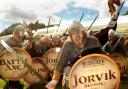 Members of the Volsung Vikings who made an appearance at the York Beer and Cider Festival