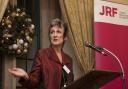 Julia Unwin, chief  executive of the Joseph Rowntree Foundation, speaking at the anti-poverty event at the House of Commons