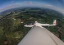 Glider over Sutton Bank