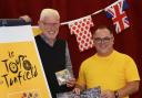 Local resident Stef Bennett, (left)who organised the village's TDF celebrations, and Hambleton council director Dave Goodwin