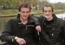 Ben, left, and Gavin Barker, who discovered they were brothers while sleeping rough by the River Ouse.