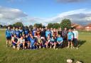 TRAINING MATES: Knights players line up for a photo with York Acorn U14s after their training session together at Thanet Road