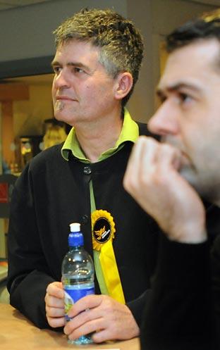 York Central's Lib Dem candidate Christian Vassie at the York count
