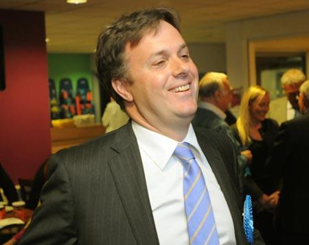 York Outer Conservative candidate Julian Sturdy at the York count