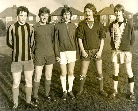 York City trialists - Chris Turner, Chris Maycock, Andrew Ward, Tony McAvoy and Anthony Harrison.