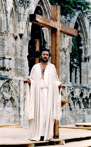 Victor Bannerjee appearing in the York Mystery Plays in 1988