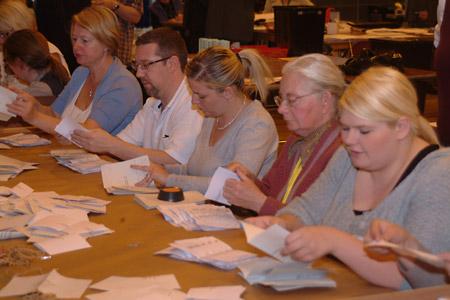 Selby election count 