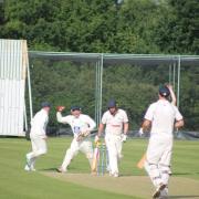 Woodhouse Grange claim the final Dunnington wicket. Picture: Phil Gilbank