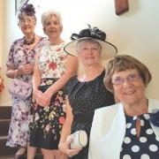 MILESTONE: June Rickell, Marie Todd, Carol Martin and Sue Moore have helped raise over £300,000 for York Against Cancer