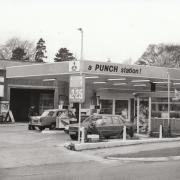 20 May 1980 - Garage of H Duffield and Son in Main street, Fulford