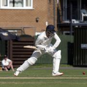 Acomb's William Wade, who top scored with 89, finds the boundary. Picture: Ian Parker