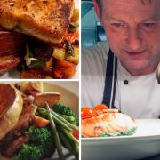 NIck Julius and some of his dishes at 31 Castlegate, York
