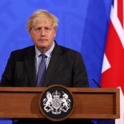 The UK Health Security Agency (UKHSA) previously said the isolation period was effectively the same in both the UK and America. Photo via PA of Boris Johnson.