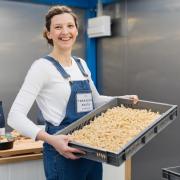 Kathryn Bumby, founder of The Yorkshire Pasta Company which is a contender for The Press Small Business of the Year award.