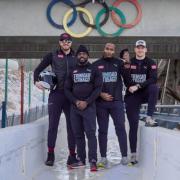 Axel Brown, Andre Marcano, Mikel Thomas and Tom Harris make up the Trinidad and Tobago bobsleigh team competing at Beijing 2022