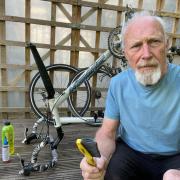 George Evans, from Long Drax in Selby, will cycle for 24-hours to raise money for the gardening for health charity, Thrive