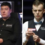 Former Masters champion Yan Bingtao (left) and York snooker star Ashley Hugill (right). Picture: Kieran Cleeves and Richard Sellers/PA Wire