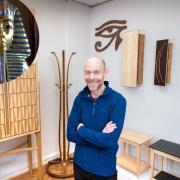 Designer Richard Frost's Egyptian-inspired furniture on show at York's Blossom Street Gallery